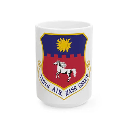 712th Air Base Group (U.S. Air Force) White Coffee Mug 15oz - Go Mug Yourself
