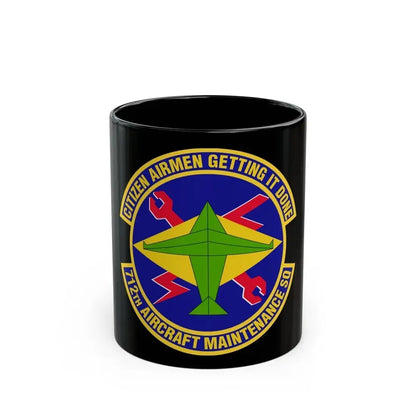 712th Aircraft Maintenance Squadron (U.S. Air Force) Black Coffee Mug 11oz - Go Mug Yourself