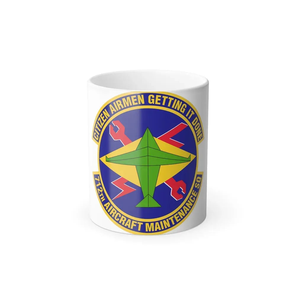 712th Aircraft Maintenance Squadron (U.S. Air Force) Color Changing Mug 11oz - Go Mug Yourself