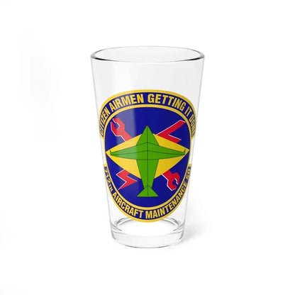 712th Aircraft Maintenance Squadron (U.S. Air Force) Pint Glass 16oz 16oz - Go Mug Yourself