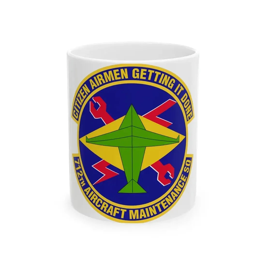 712th Aircraft Maintenance Squadron (U.S. Air Force) White Coffee Mug 11oz - Go Mug Yourself