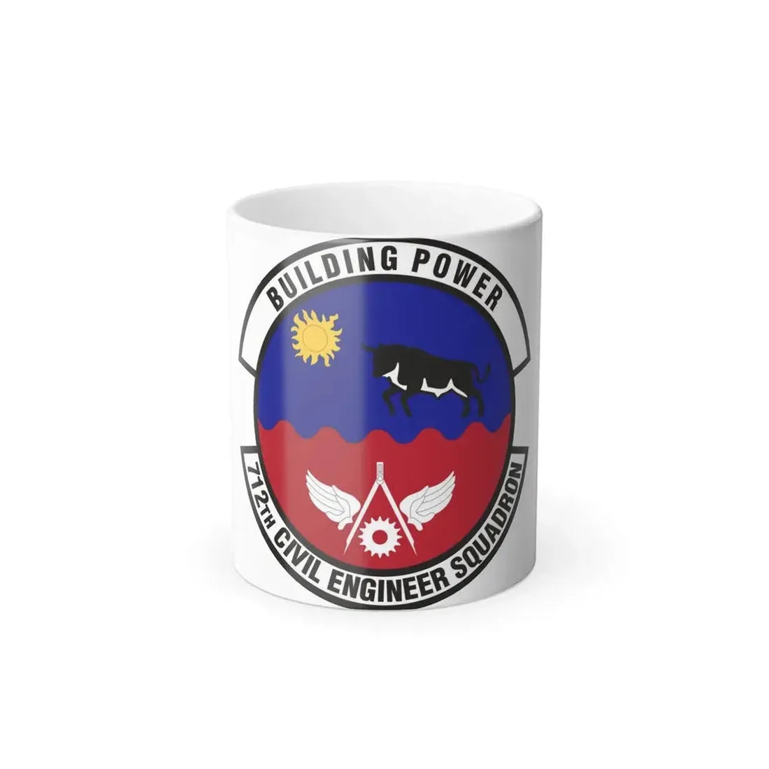 712th Civil Engineer Squadron (U.S. Air Force) Color Changing Mug 11oz - Go Mug Yourself