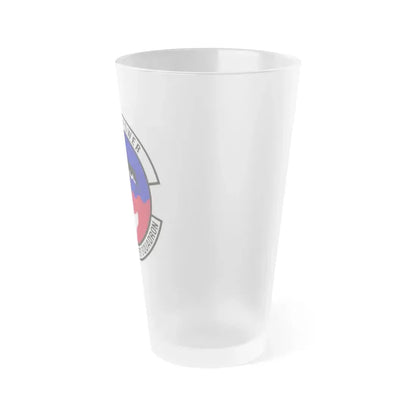 712th Civil Engineer Squadron (U.S. Air Force) Frosted Pint Glass 16oz - Go Mug Yourself