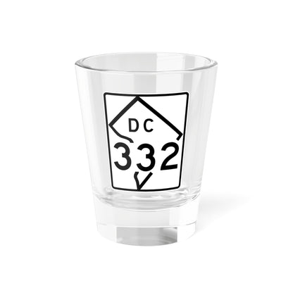 DC-332 (Washington D.C.) (Road Sign) Shot Glass 1.5oz