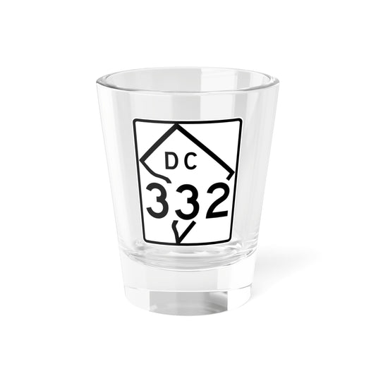DC-332 (Washington D.C.) (Road Sign) Shot Glass 1.5oz