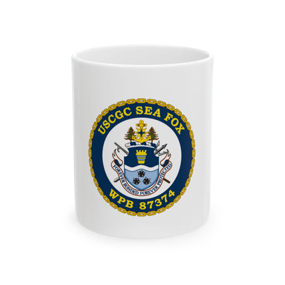 USCGC Sea Fox WPB 87374 2 (U.S. Coast Guard) White Coffee Mug