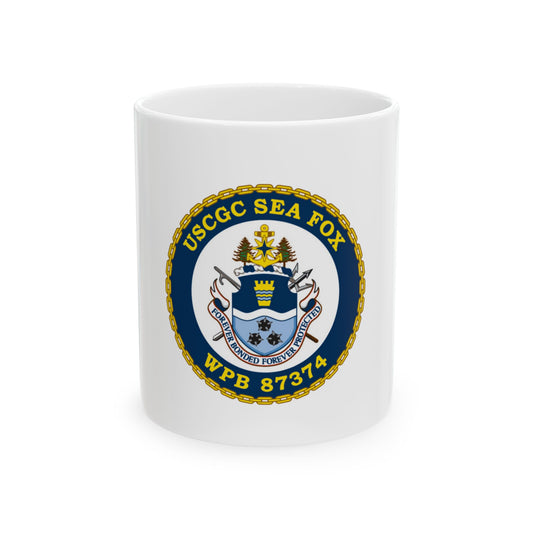 USCGC Sea Fox WPB 87374 2 (U.S. Coast Guard) White Coffee Mug
