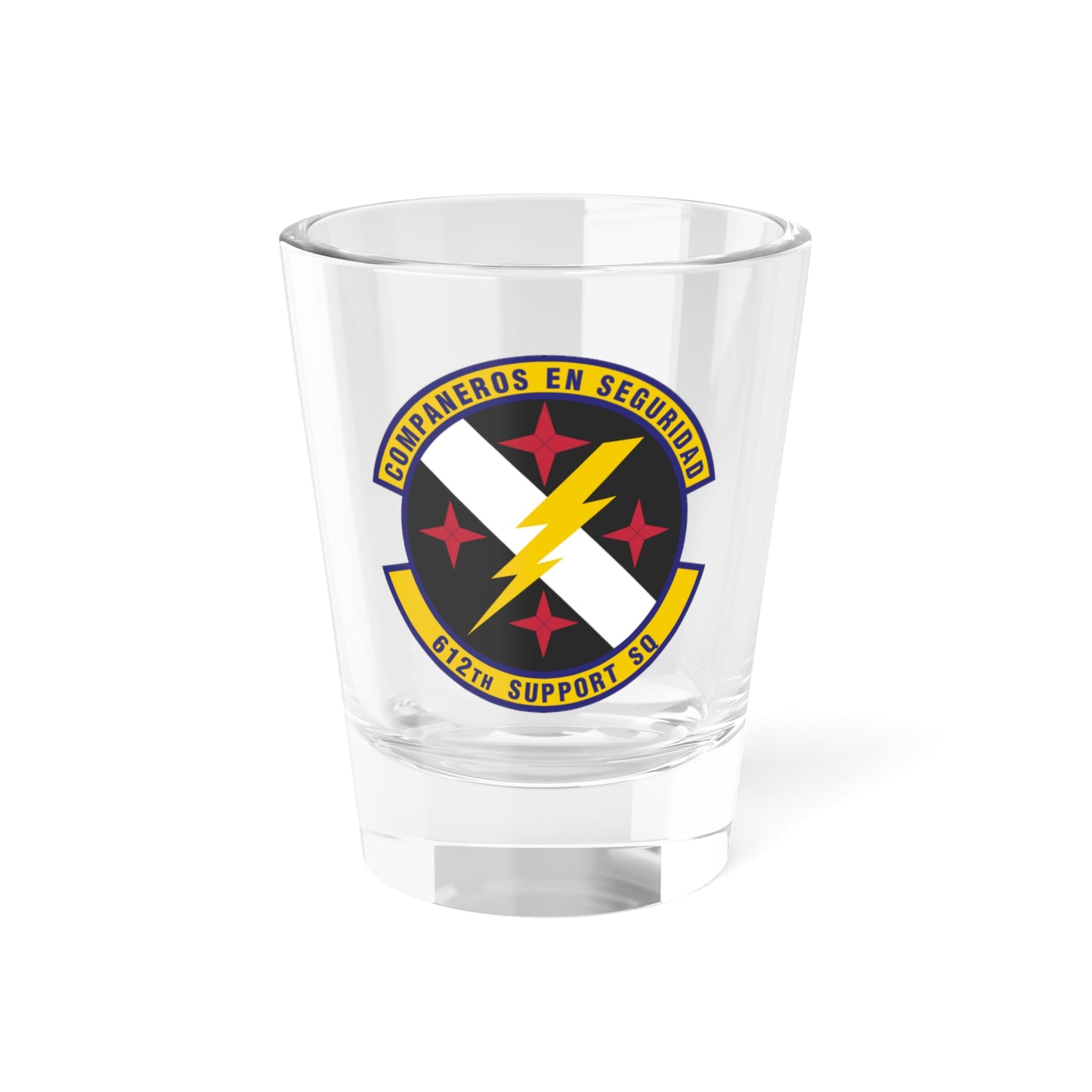 612th Support Squadron (U.S. Air Force) Shot Glass 1.5oz