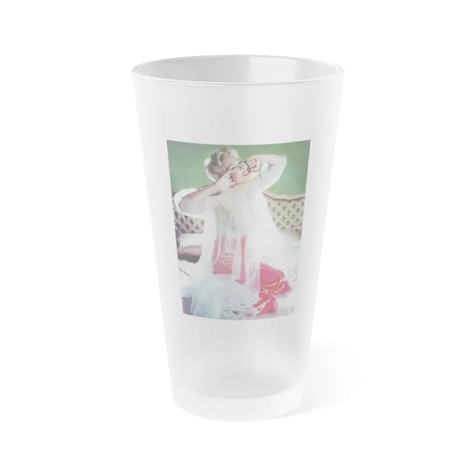 Kim Novak #313 (Vintage Female Icon) Frosted Pint 16oz-16oz-Frosted-Go Mug Yourself