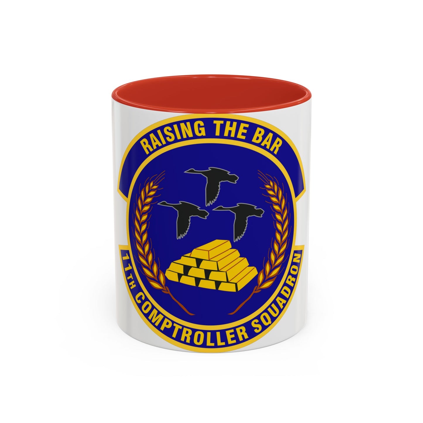 11th Comptroller Squadron (U.S. Air Force) Accent Coffee Mug