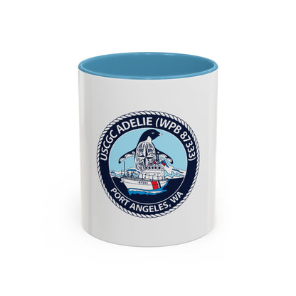 USCGC Adelie (U.S. Coast Guard) Accent Coffee Mug
