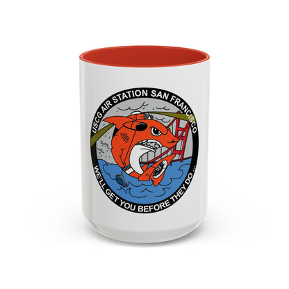 USCG Air Station San Francisco 2 (U.S. Coast Guard) Accent Coffee Mug