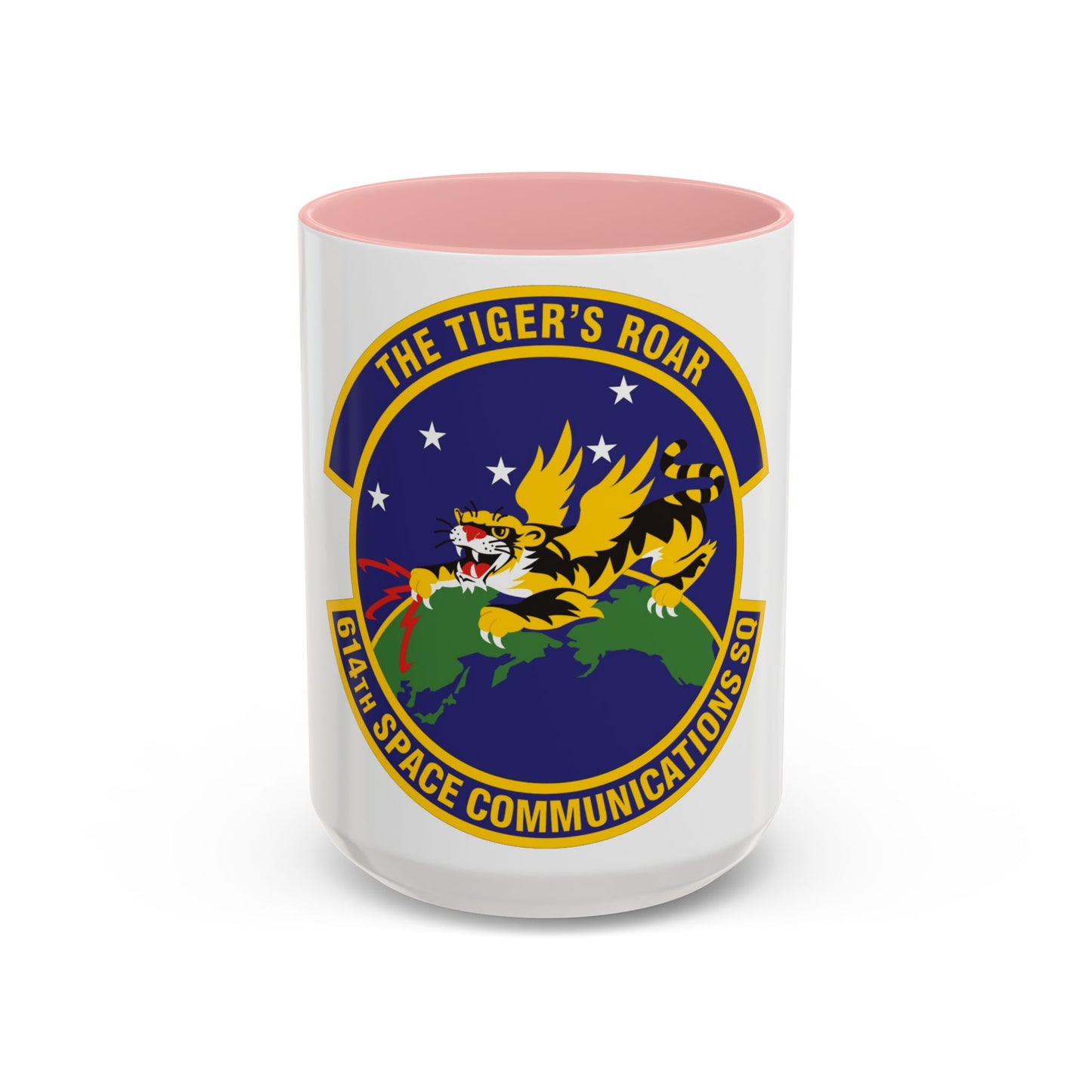 614th Space Communications Squadron (U.S. Air Force) Accent Coffee Mug