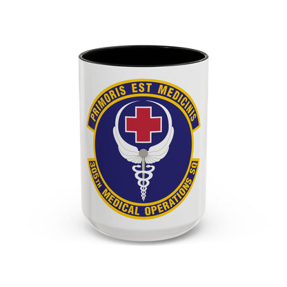 305th Medical Operations Squadron (U.S. Air Force) Accent Coffee Mug