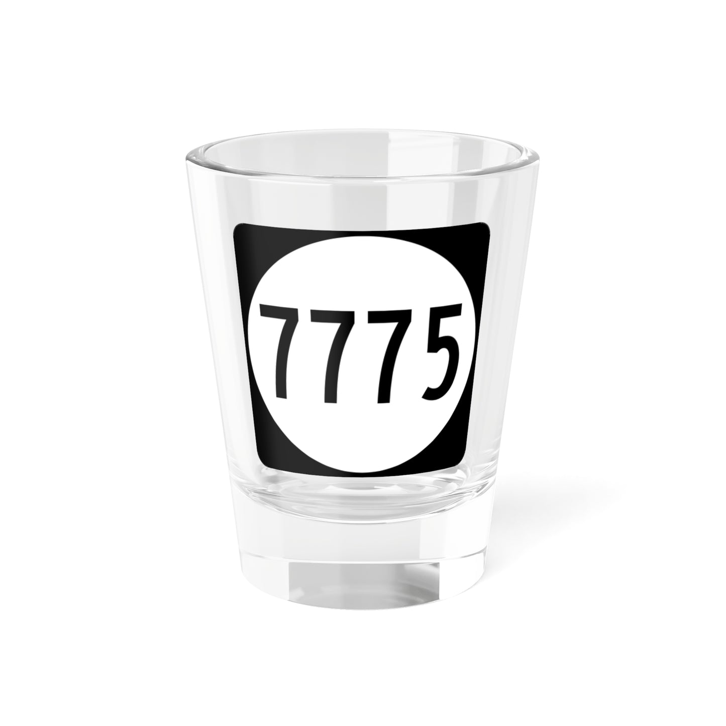 PR tertiary 7775 (Puerto Rico) (Road Sign) Shot Glass 1.5oz