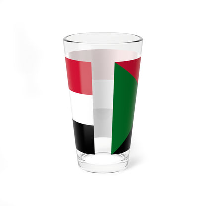 Flag of Sudan (Sudan) Pint Glass 16oz