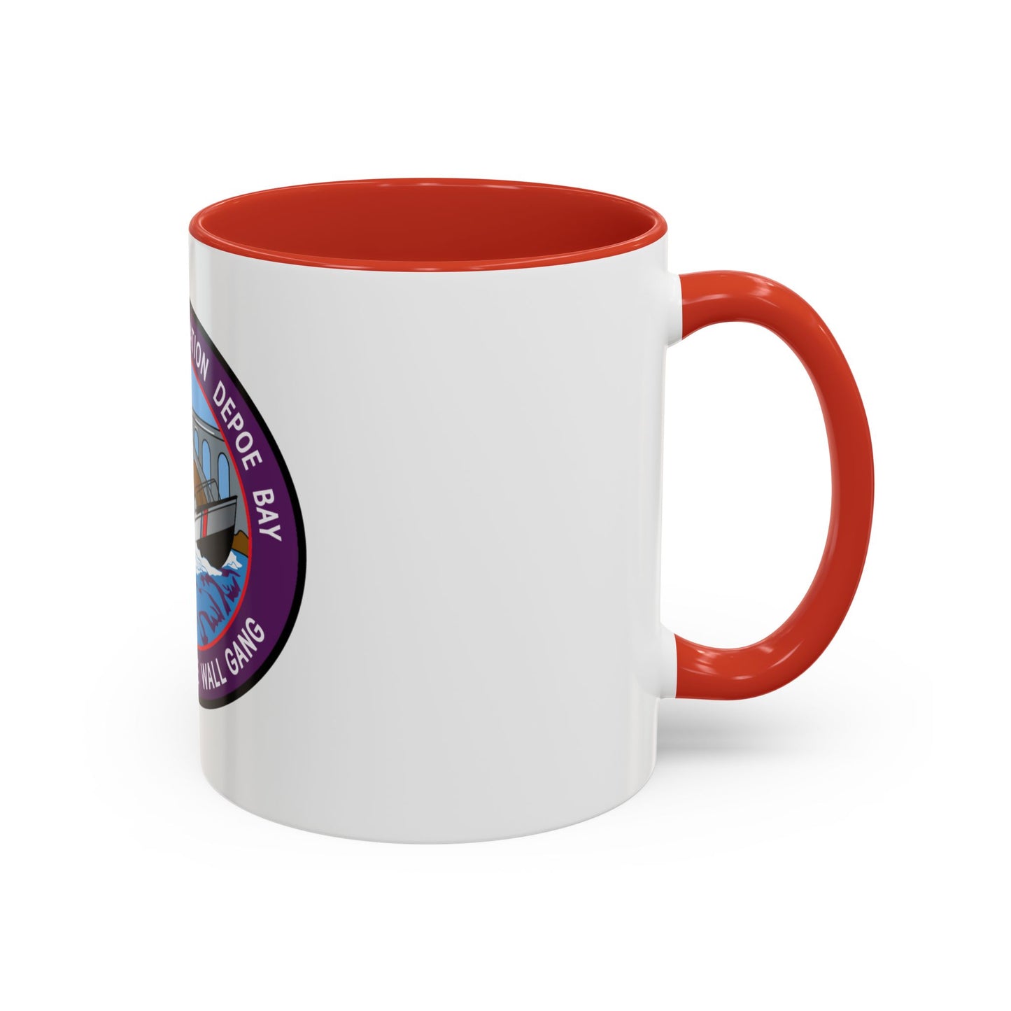 USCG Station Depoe Bay (U.S. Coast Guard) Accent Coffee Mug