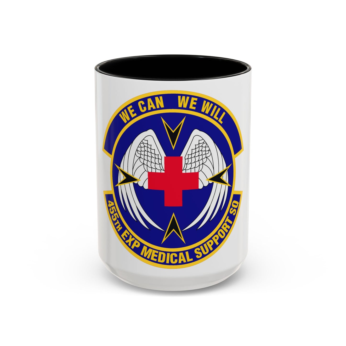 455th Expeditionary Medical Support Squadron (U.S. Air Force) Accent Coffee Mug