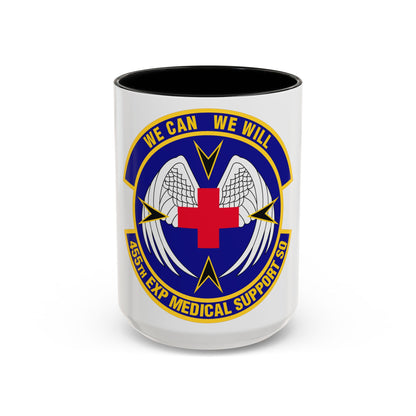 455th Expeditionary Medical Support Squadron (U.S. Air Force) Accent Coffee Mug