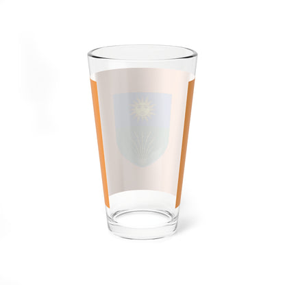 Flag of Fuzesabony (Hungary) Pint Glass 16oz