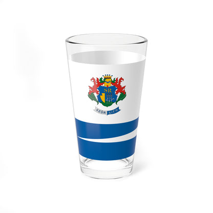 Flag of Szur (Hungary) Pint Glass 16oz