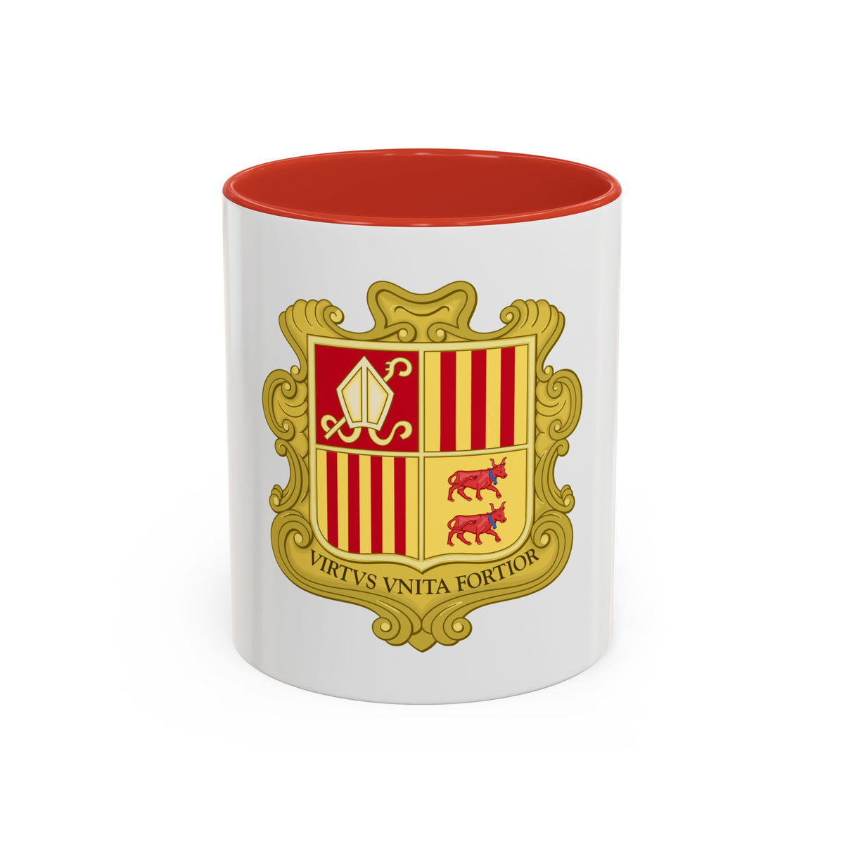 Coat of arms of Andorra (1580) - Accent Coffee Mug
