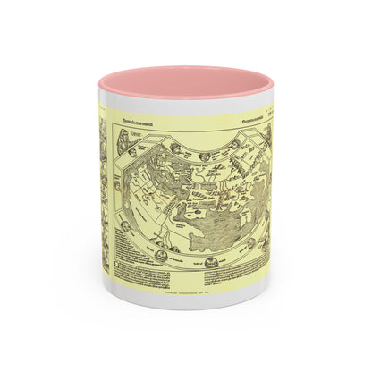 Chronicon Nurembergense Map (1493) (Map) Accent Coffee Mug