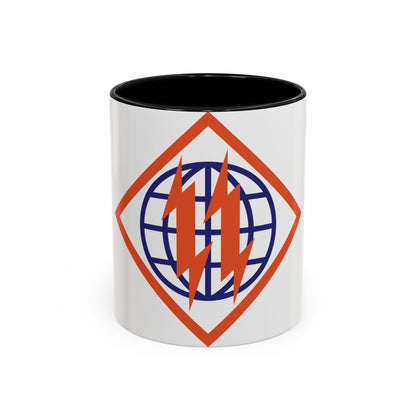 2d Signal Brigade (U.S. Army) Accent Coffee Mug