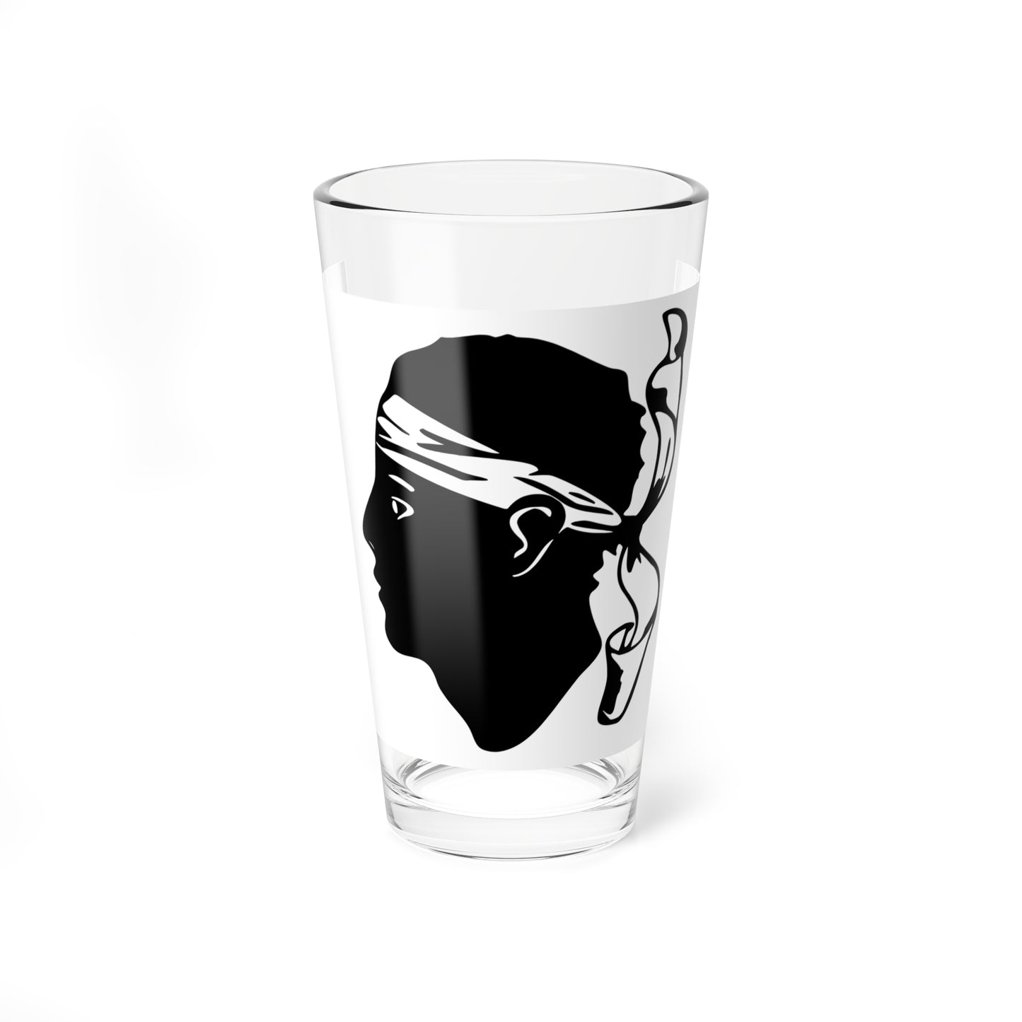 Flag of Corsica Variant (France) Pint Glass 16oz