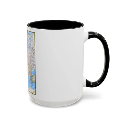 Europe (1977) (Map) Accent Coffee Mug-Go Mug Yourself