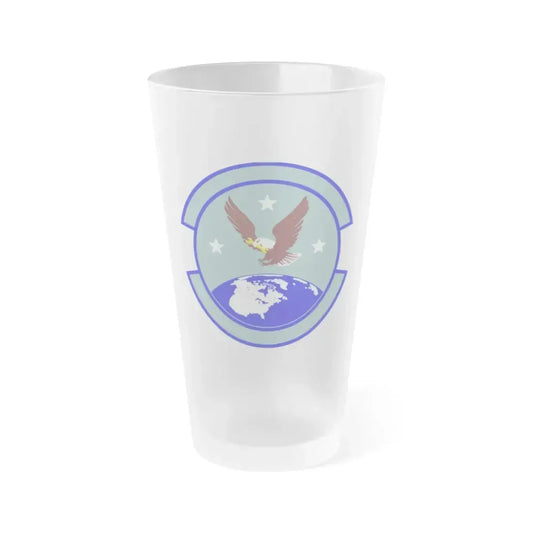 714 Aircraft Maintenance Squadron AFRC (U.S. Air Force) Frosted Pint Glass 16oz 16oz Frosted - Go Mug Yourself
