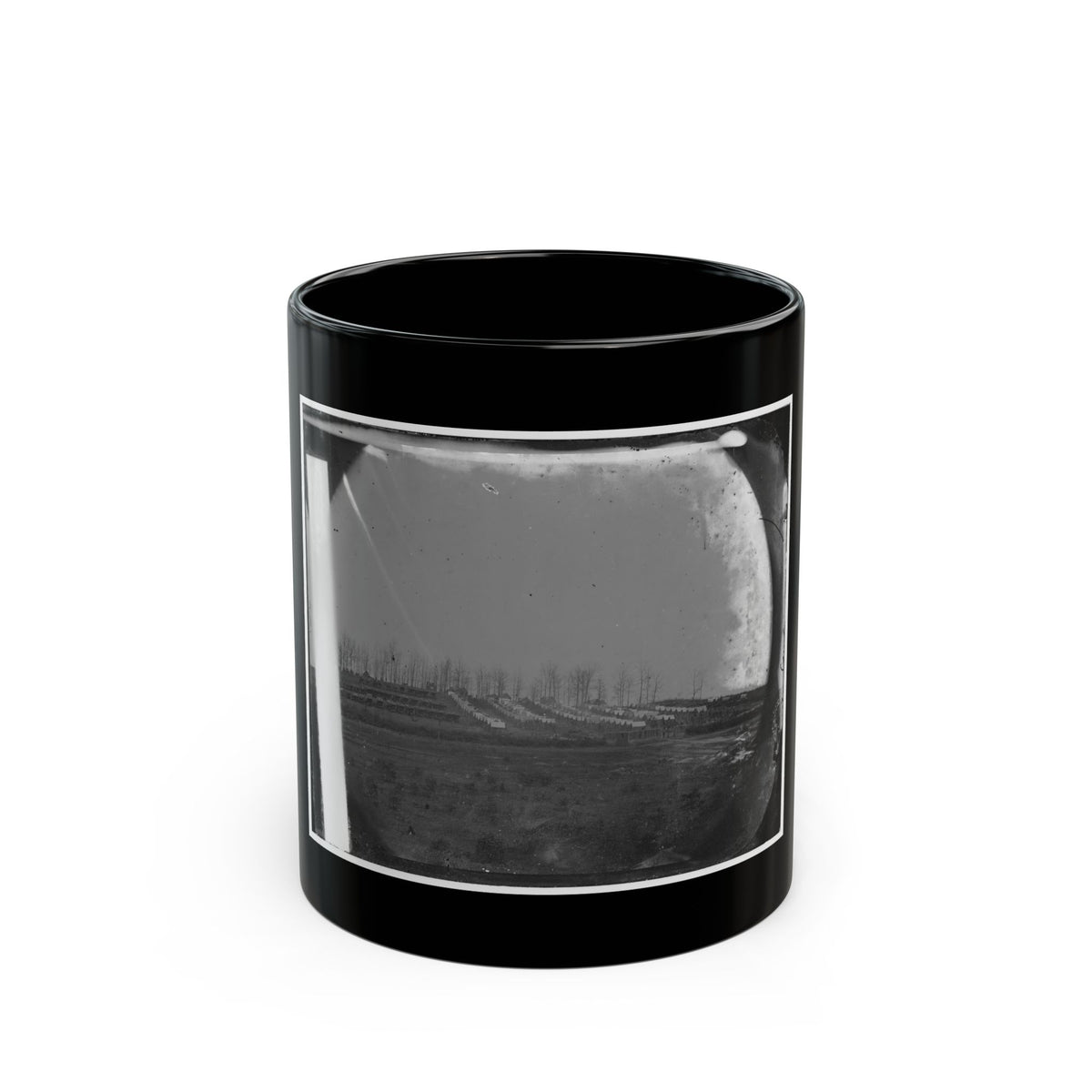 Brandy Station, Virginia. View Of The Camp Of The 50th New York Engineers From The Northwest (U.S. Civil War) Black Coffee Mug