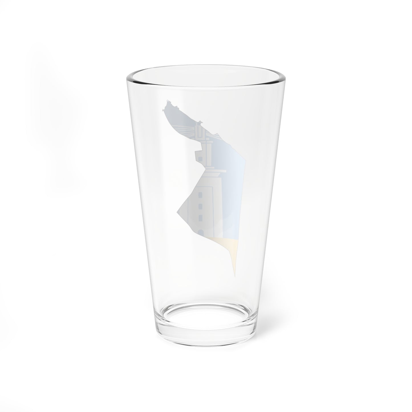 Flag map of Alexandria (Egypt) Pint Glass 16oz