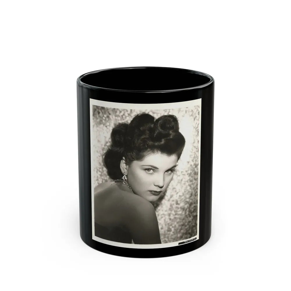 Debra Paget #144 (Vintage Female Icon) Black Coffee Mug-11oz-Go Mug Yourself