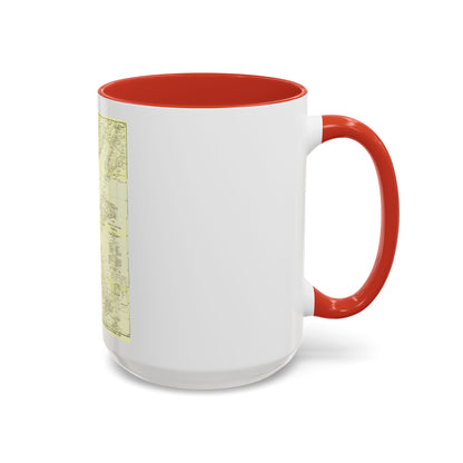 China, North Eastern (1900) (Map) Accent Coffee Mug