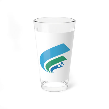 Flag of Mihara Hiroshima (Japan) Pint Glass 16oz