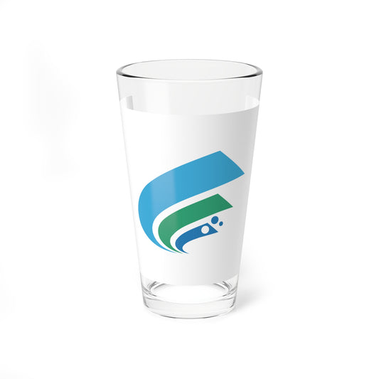 Flag of Mihara Hiroshima (Japan) Pint Glass 16oz