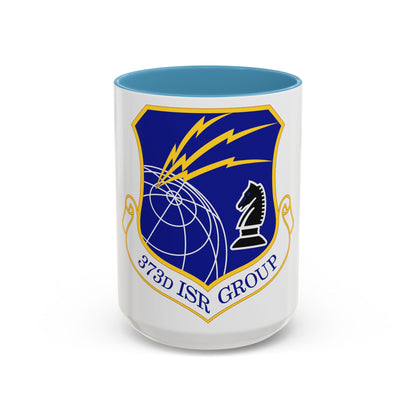 373 Intelligence Surveillance and Reconnaissance Group AFISRA (U.S. Air Force) Accent Coffee Mug