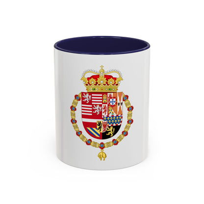Coat of Arms of Archduke Albert of Austria as Governor-Monarch of the Low Countries - Accent Coffee Mug