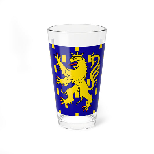 Flag of Franche Comte Region France (Belgium) Pint Glass 16oz