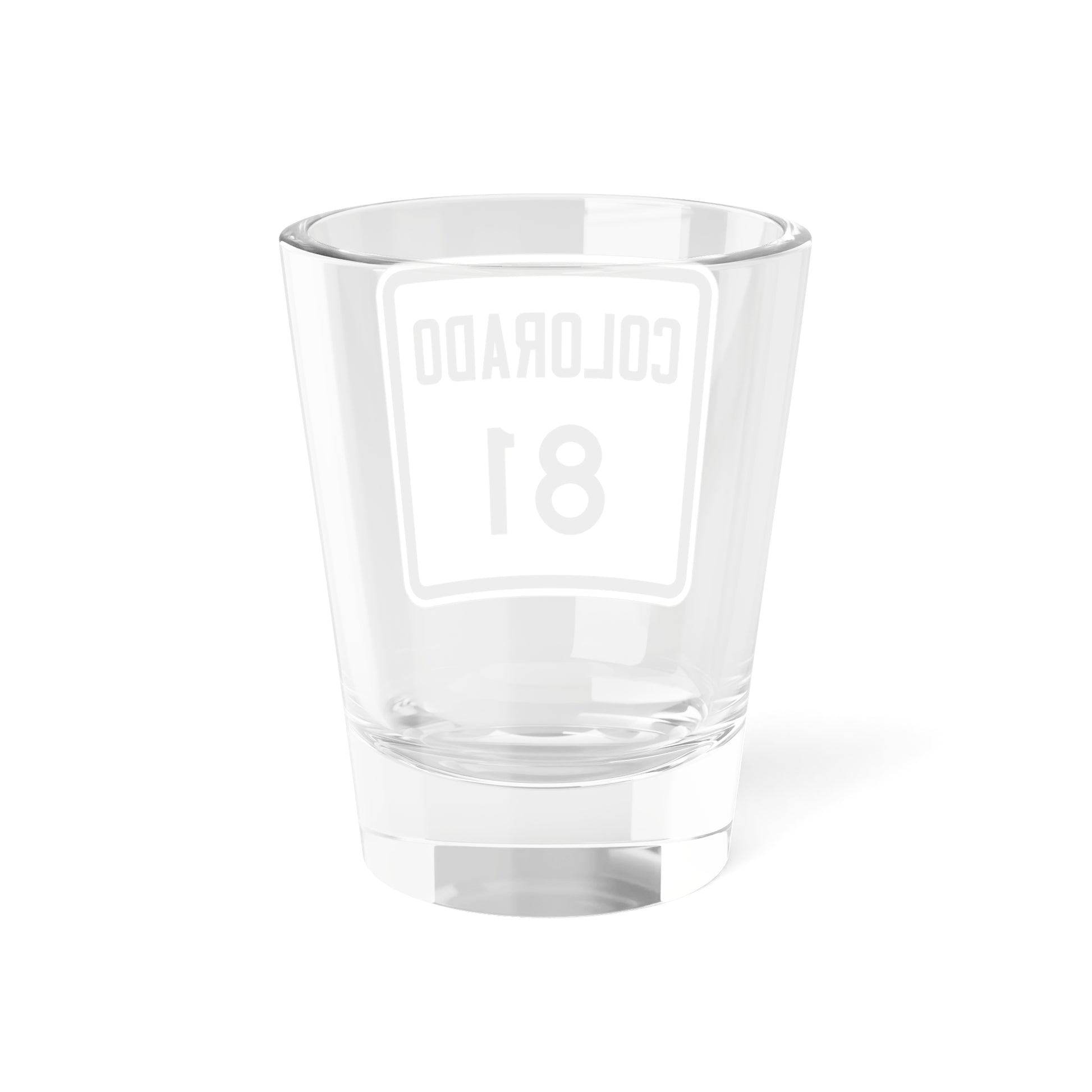 Colorado 81 1946 (Colorado) (Road Sign) Shot Glass 1.5oz-Go Mug Yourself