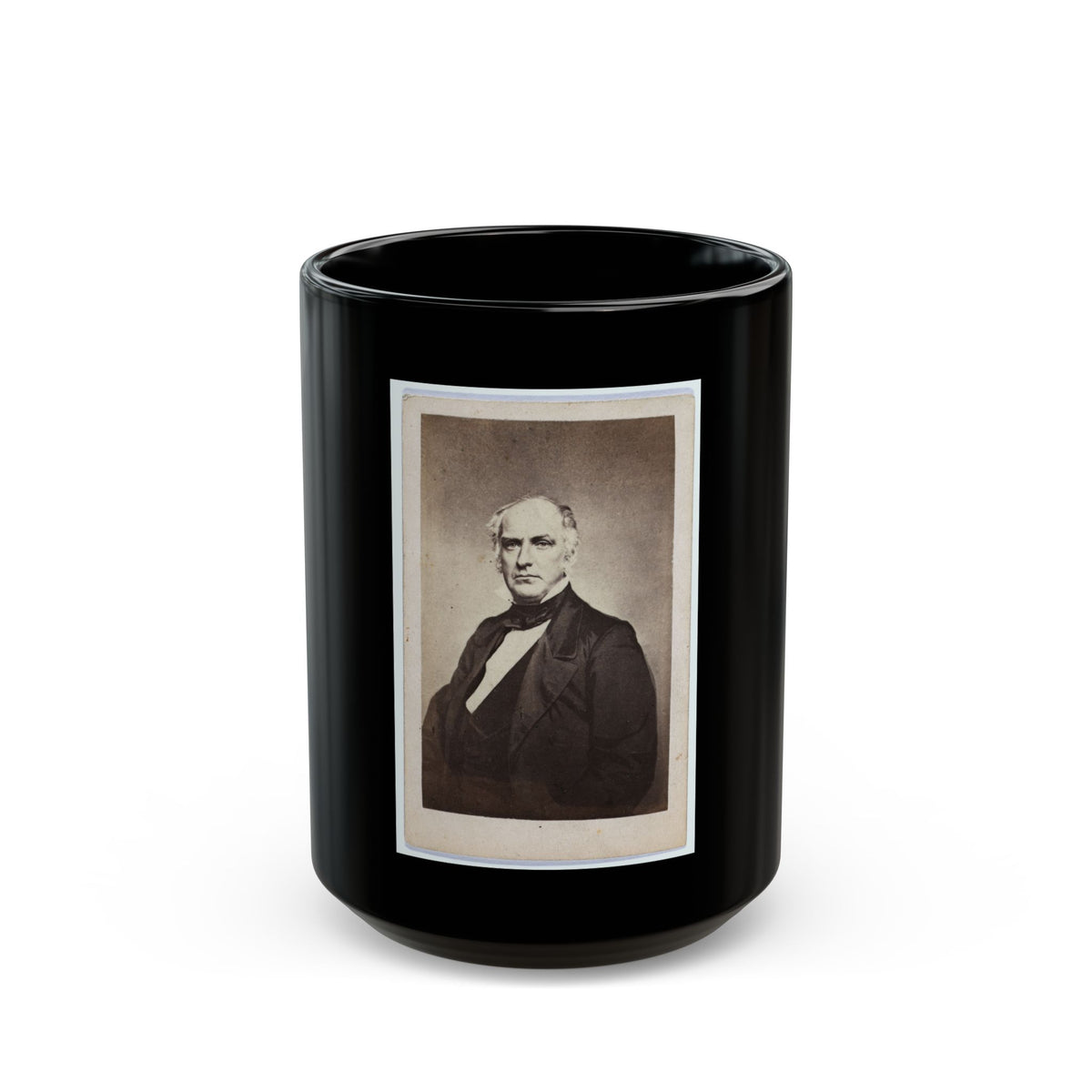Col. Edward D. Baker, 1811-1861 (U.S. Civil War) Black Coffee Mug
