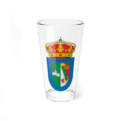 Escudo de Alboloduy (Spain) (Coat of Arms) Pint Glass 16oz