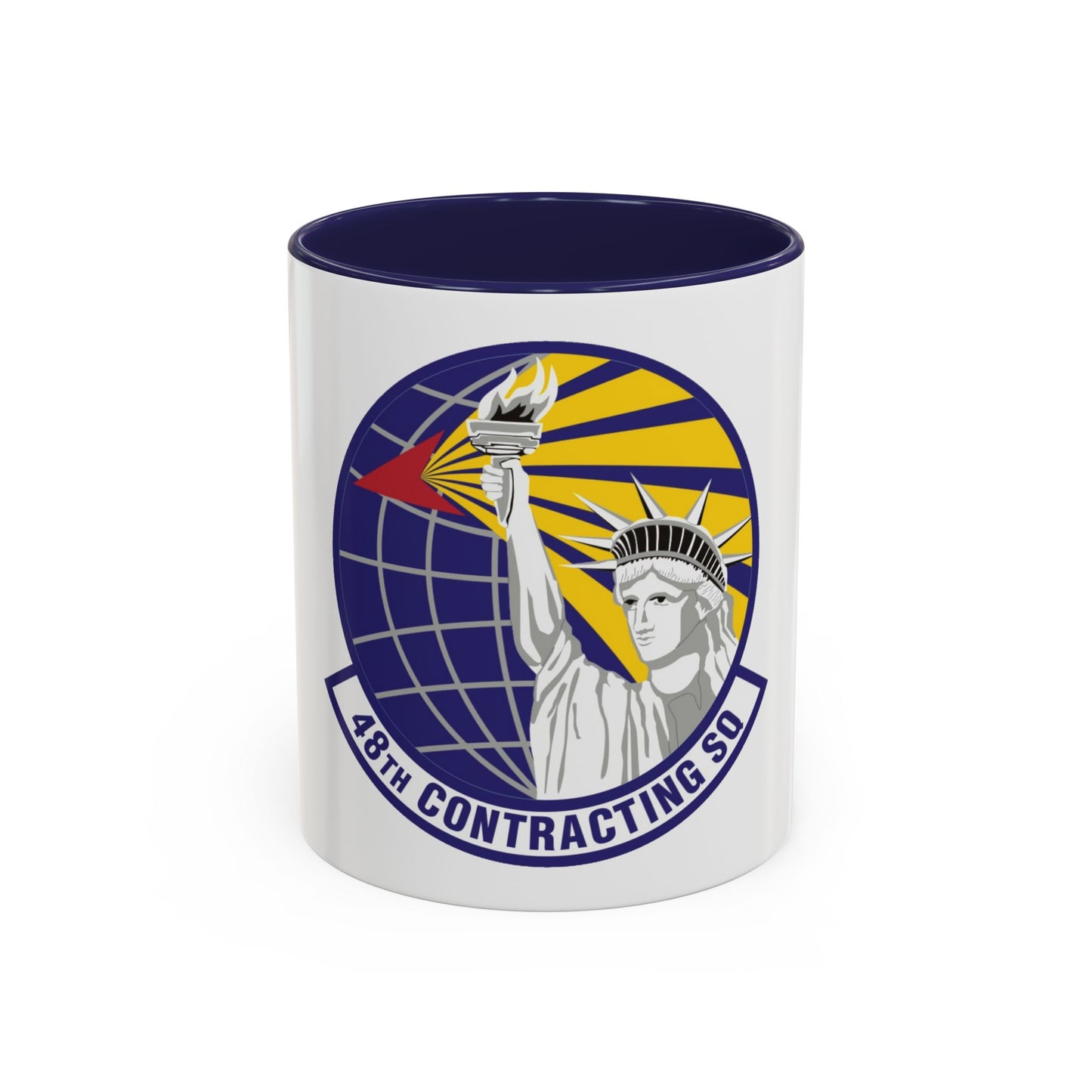 48th Contracting Squadron (U.S. Air Force) Accent Coffee Mug