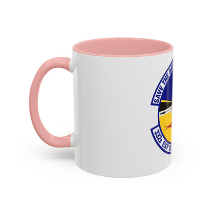 332d Expeditionary Security Forces Squadron (U.S. Air Force) Accent Coffee Mug