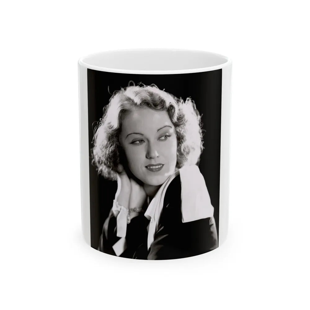 Fay Wray #13 (Vintage Female Icon) White Coffee Mug-11oz-Go Mug Yourself