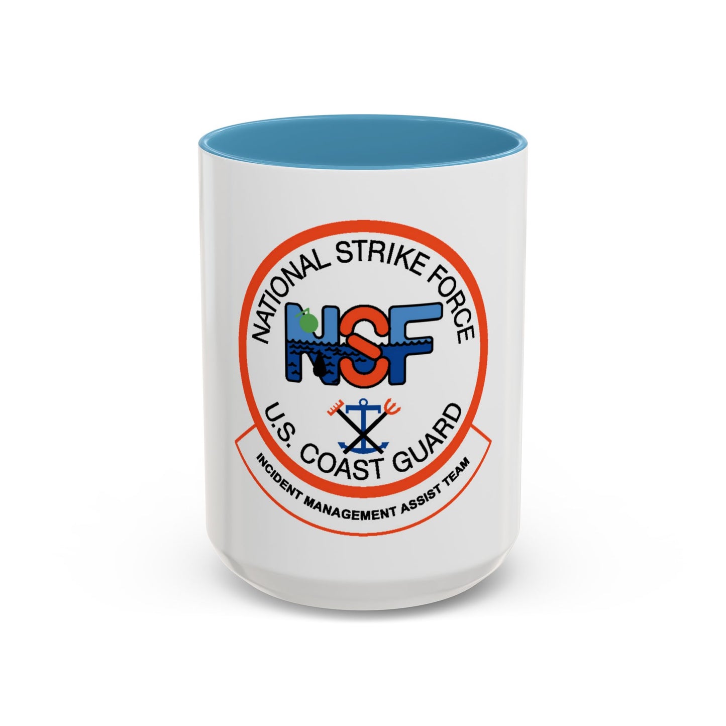 USCG NSF Incident Management Assist Team (U.S. Coast Guard) Accent Coffee Mug