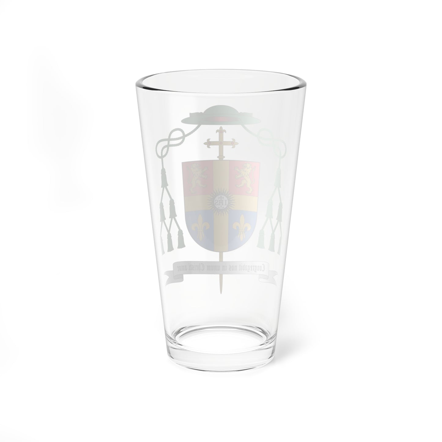 Escudo de Dilmo Franco de Campos (Spain) (Coat of Arms) Pint Glass 16oz