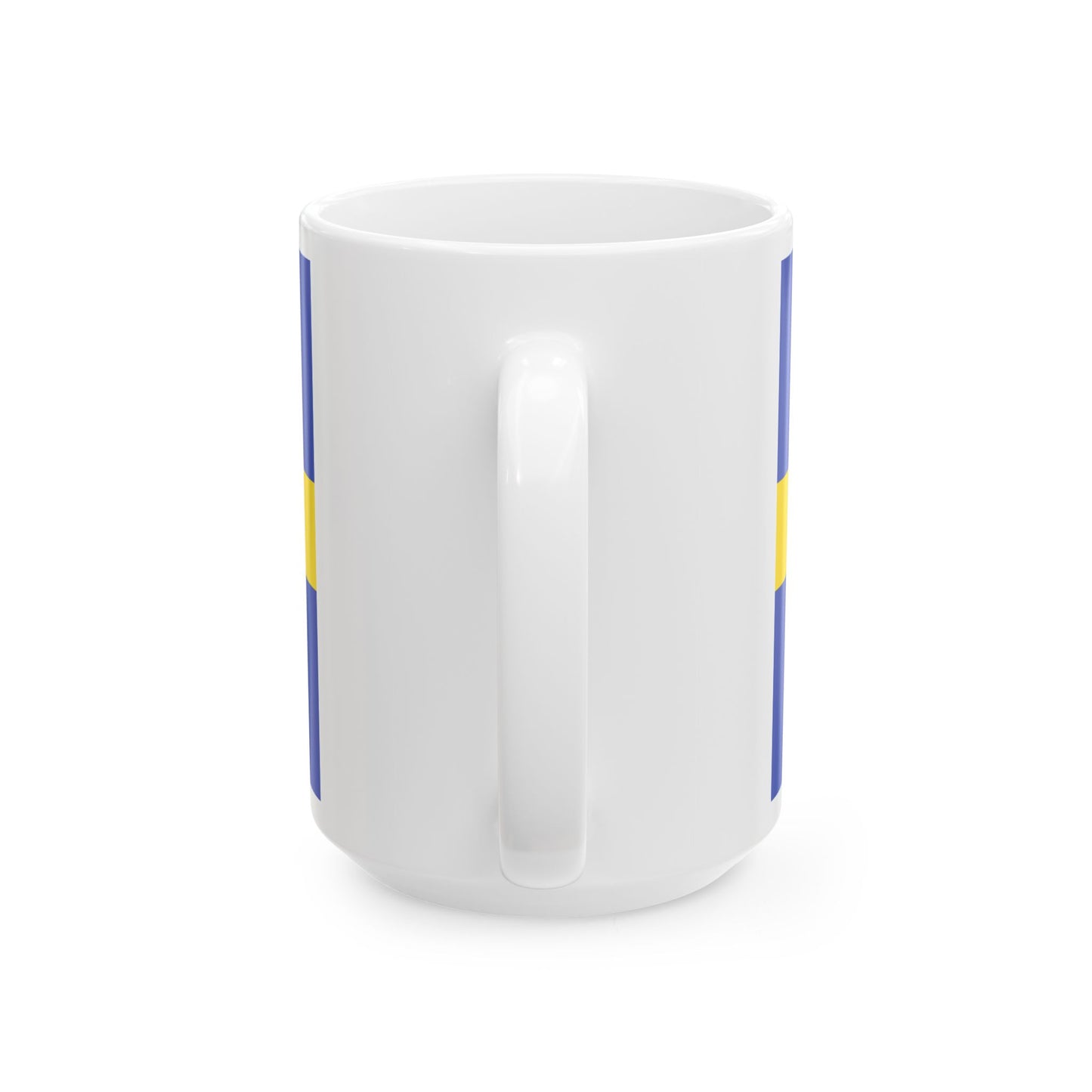 Flag of Durham County Council UK - White Coffee Mug-Go Mug Yourself