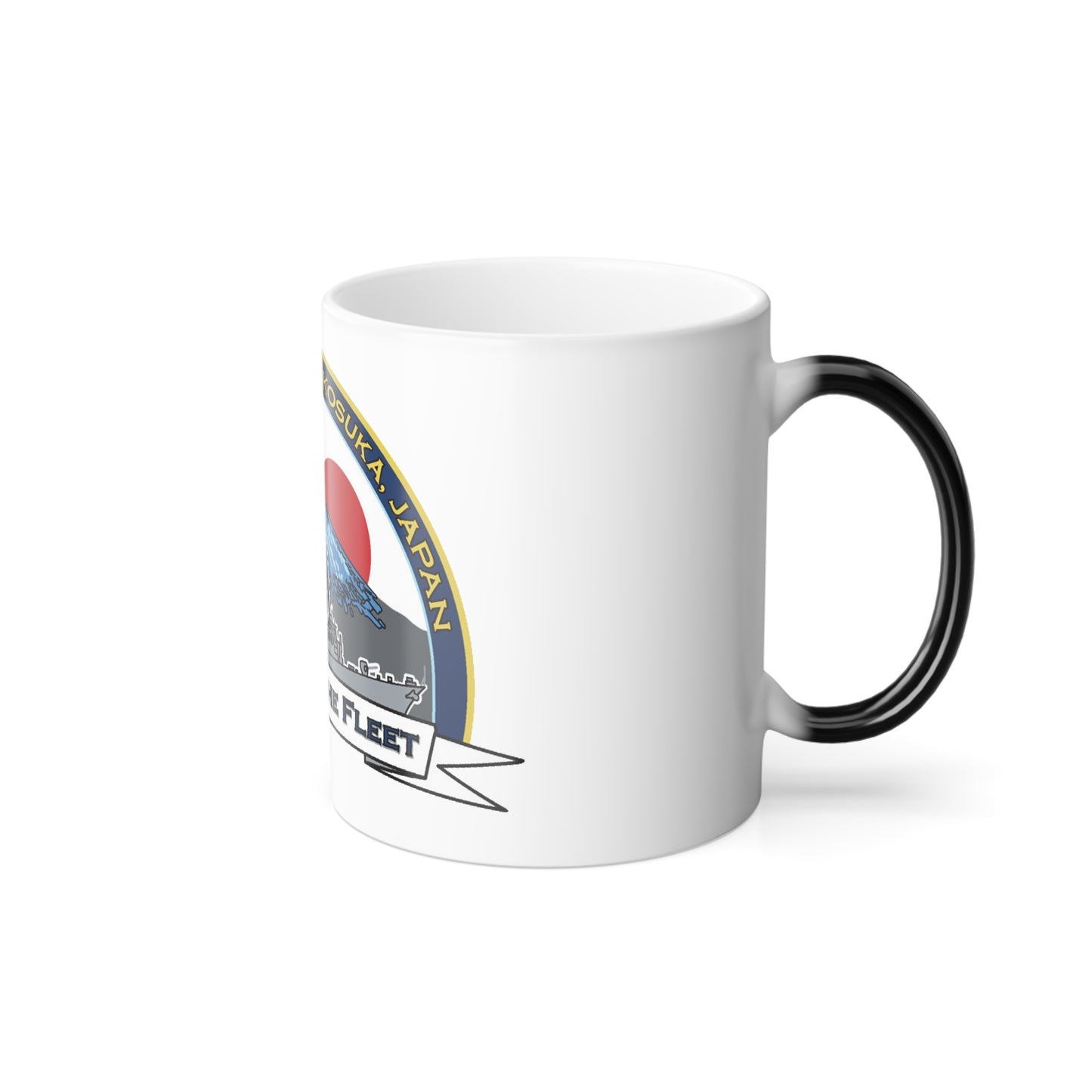 CFAY Fleet Activities Yokosuka Glass (U.S. Navy) Color Changing Mug 11oz